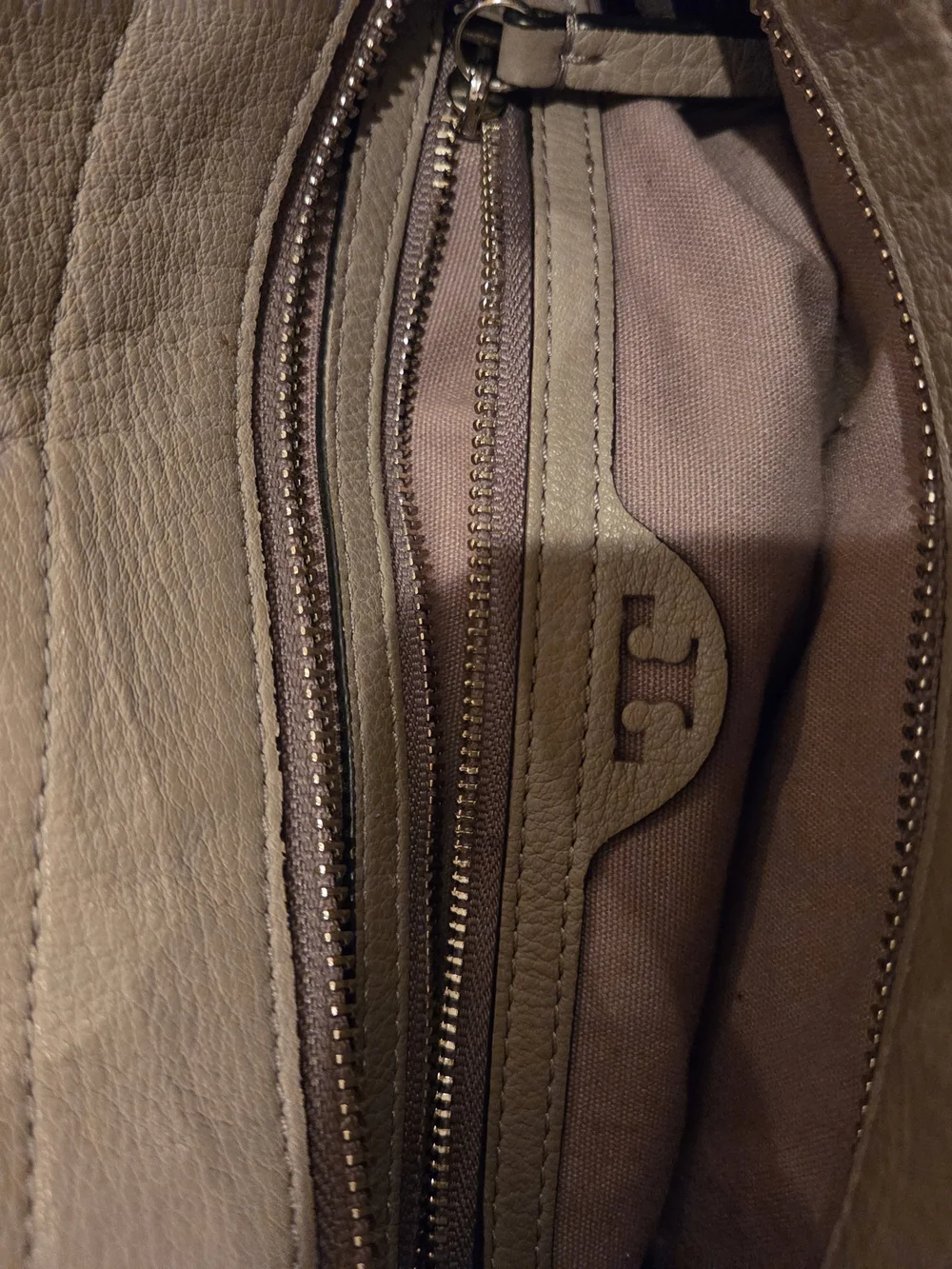 Tory Burch Pebbled Leather Crossbody and Zip Wallet - Neutral Taupe